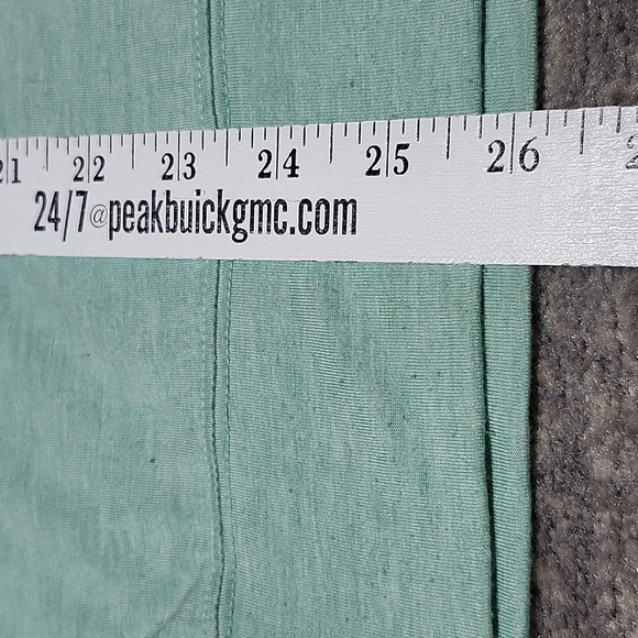 MISS ME MINT GREEN EMBROIDERED RHINESTONES OPEN STRAP V-BACK TOP PRICE FIRM - Picture 9 of 15